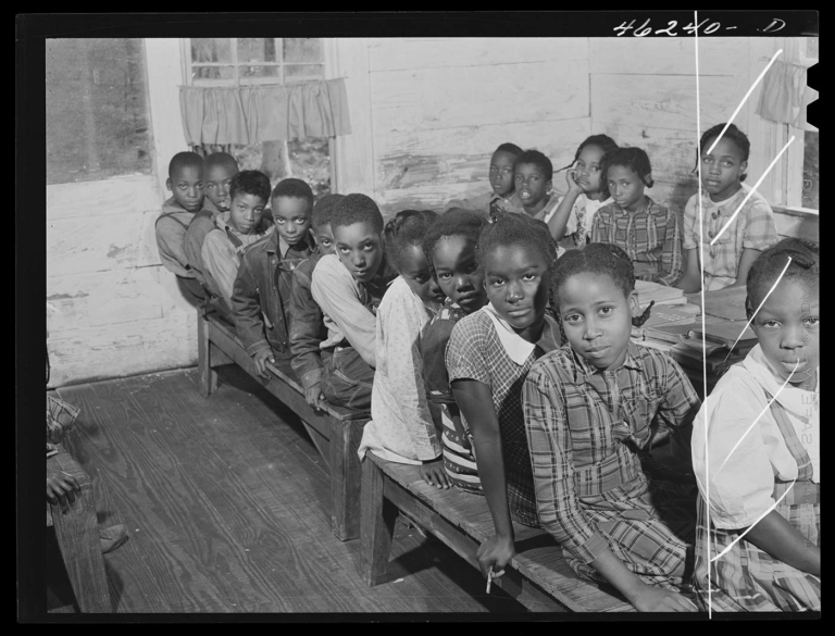 Delano, Jack. The School. Siloam, Greene County, Georgia. Photograph ...